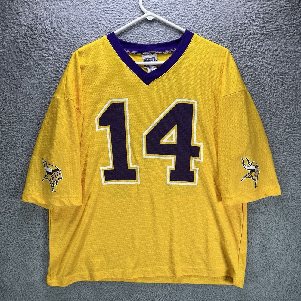 Vintage Minnesota Vikings Brad Johnson Jersey Mens XL Made in USA NFL Football